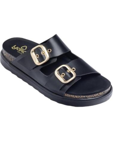 YOKONO SANDALIAS NEGRAS BIO NEGRO