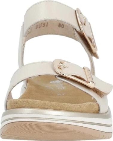 REMONTE - SANDALIAS MUJER D1J51-80 BEIGE AJUSTE VELCROS PLANTILLA CO VARIOS COLORES