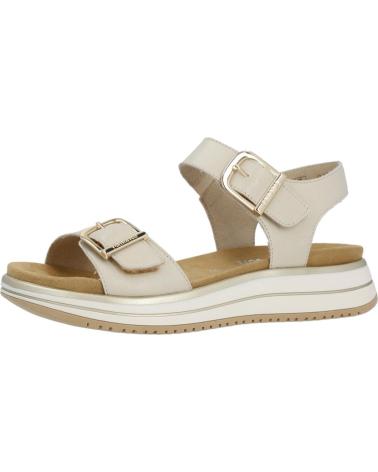 REMONTE - SANDALIAS MUJER D1J51-80 BEIGE AJUSTE VELCROS PLANTILLA CO VARIOS COLORES