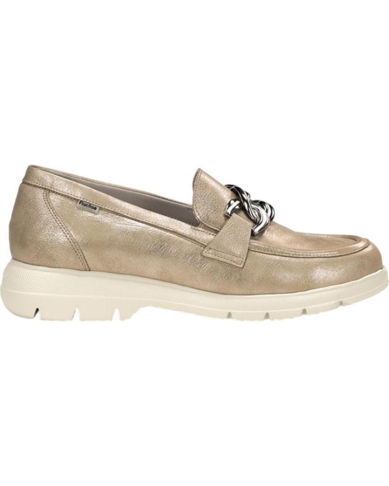 Halbschuhe für Damen FLUCHOS MOCASIN GLADIS F1937 LAGUNA PLATINO