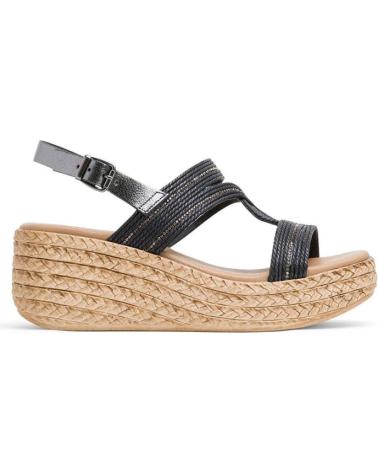Woman Sandals PORRONET 3036-001 GALA PLOMO NEGRO