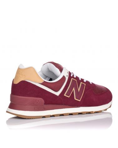 Zapatillas Deporte De Hombre NEW BALANCE SNEAKERS ML574 BURDEOS  ROJO