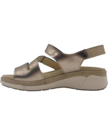 Sandales SUAVE BY LEYLAND  pour Femme SANDALIA CUNA VELCROS MUJER 3319 ORO TAUPE  BEIGE