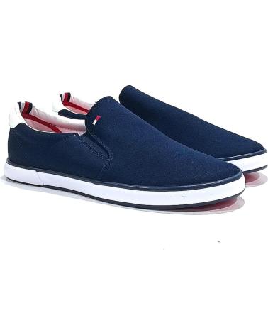 Chaussures TOMMY HILFIGER  pour Homme ALPARGATAS ICONIC SLIP ON SNEAKER  MARINO