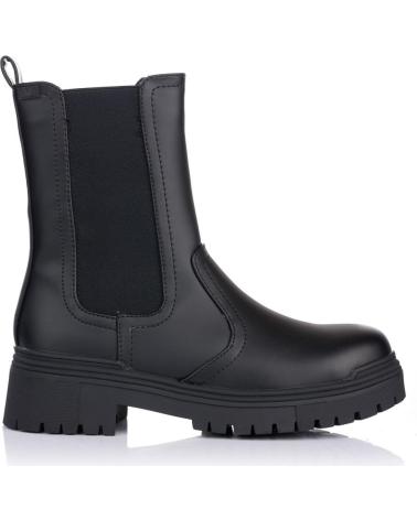 Botas de Mujer EMMSHU BOTINES PLANOS WINSTON NEGRO