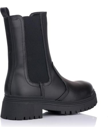 Botas de Mujer EMMSHU BOTINES PLANOS WINSTON NEGRO