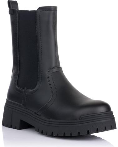 Botas de Mujer EMMSHU BOTINES PLANOS WINSTON NEGRO