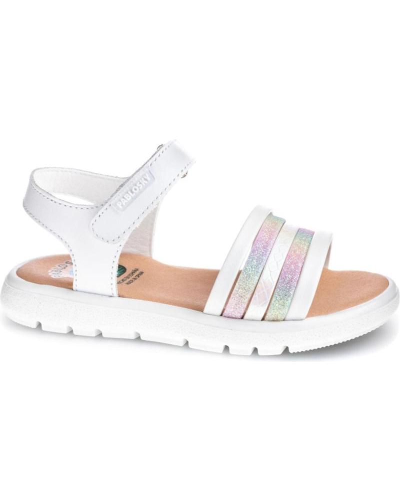 girl Sandals PABLOSKY SANDALIA OLIMPO  BLANCO