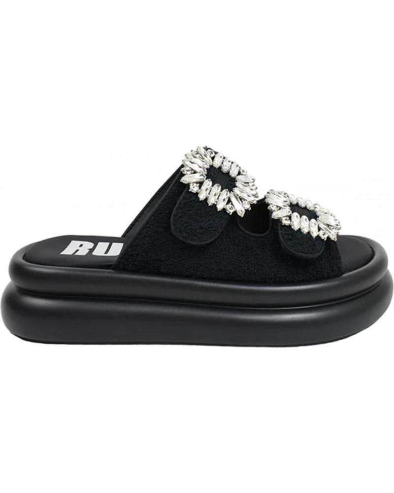 Sandales pour Femme RUSSEL MATOS - CHANCLAS NEGRAS PARA MUJER - CHINELOS NEGRO