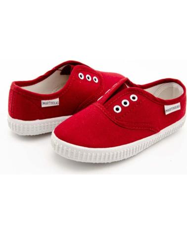 Sneaker für Mädchen BUBBLE BOBBLE WH-60-001 ZAPATILLAS DE LONA UNISEX ROJO