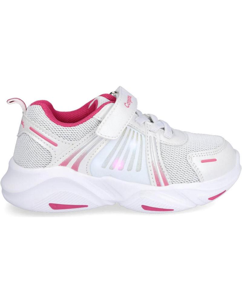 Esportes  de Menina CONGUITOS LV1 26102 ZAPATILLAS DEPORTIVAS NIÑA CON LUZ BLANCO
