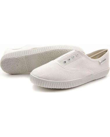 Woman Trainers L&R SHOES WH-60-001 MUJER ZAPATILLAS DE LONA BLANCO