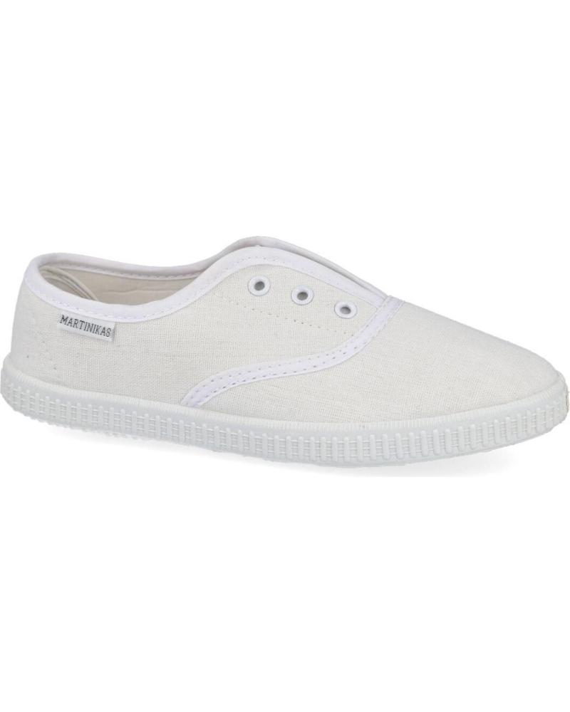 Woman Trainers L&R SHOES WH-60-001 MUJER ZAPATILLAS DE LONA BLANCO