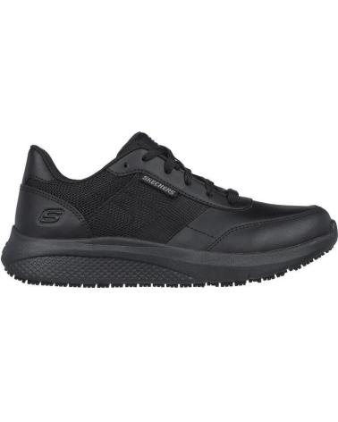 Woman and girl Trainers SKECHERS 108001EC-BLK WORK RELAXED FIT ELLOREE BLUFFTON BLACK BBK