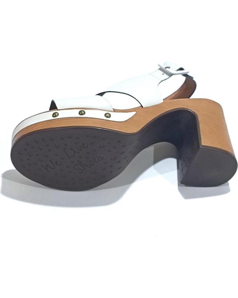 Sandalias Unisa Mujer Sandalia Unisa IRITA-25-NTO Piel Con Tacón