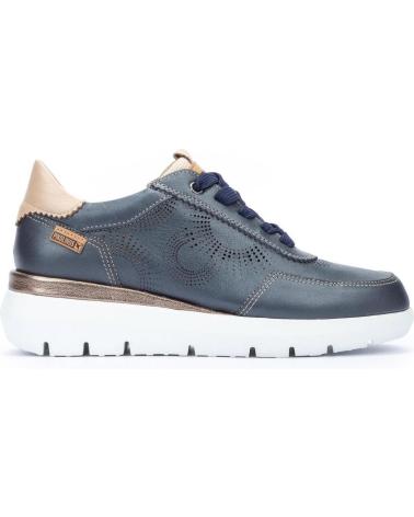 Pikolinos Sneaker stringata in pelle con cuciture in rilievo e suola 6