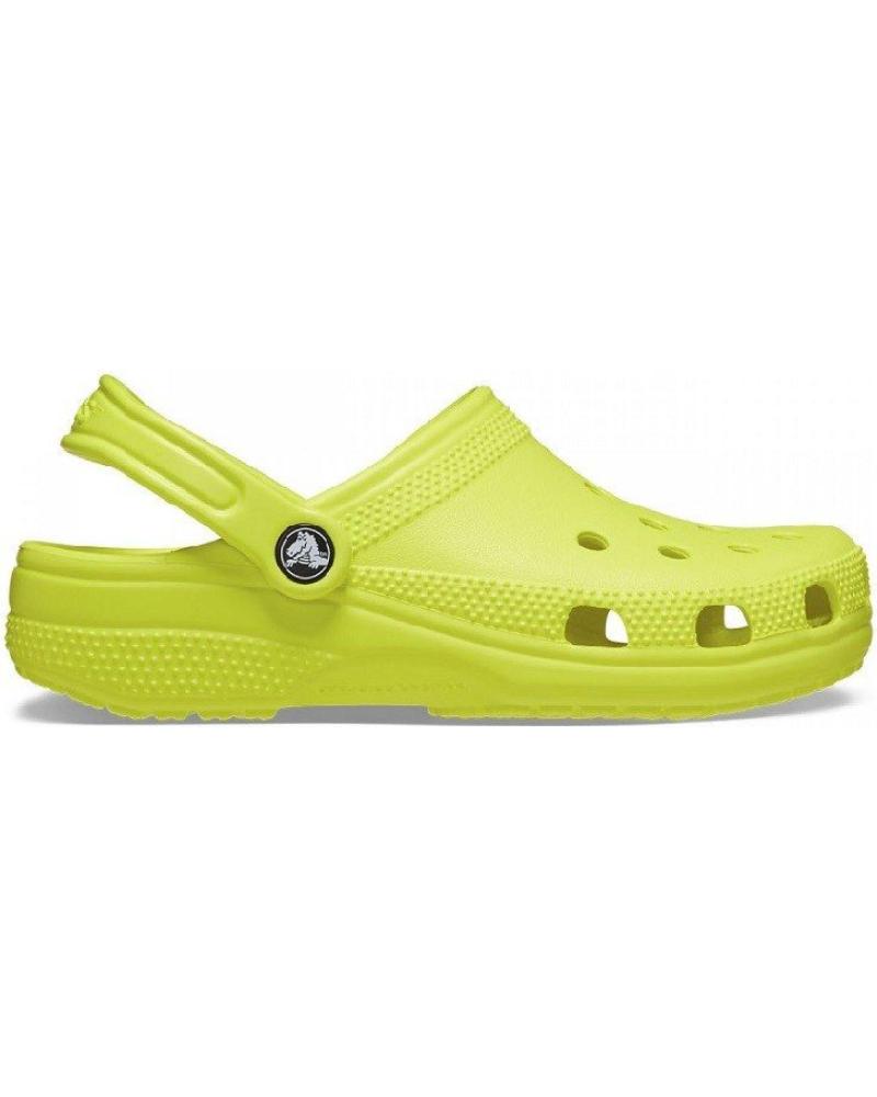 Woman Clogs CROCS CLASSIC U 10001 AMARILLO VERDE