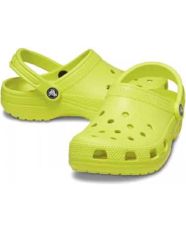 Woman Clogs CROCS CLASSIC U 10001 AMARILLO VERDE