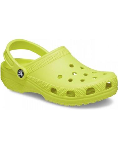 Woman Clogs CROCS CLASSIC U 10001 AMARILLO VERDE