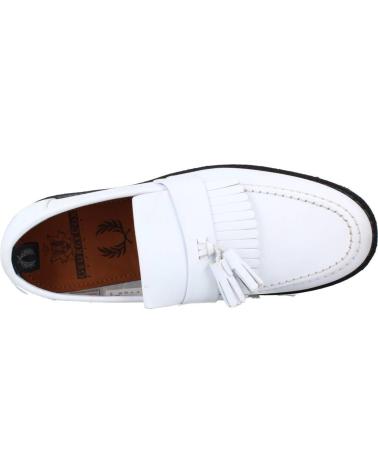 Woman Mocasines FRED PERRY MOCASINES MUJER MODELO GEORGE COX TASSEL LOAF COLOR BLANCO 1  100WHITE