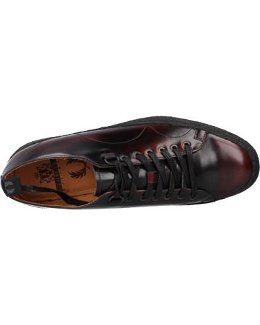 Zapatos FRED PERRY  de Hombre INFORMALES HOMBRE MODELO GEORGE COX CREEPER COLOR BURDEOS 15  158OXBLOOD
