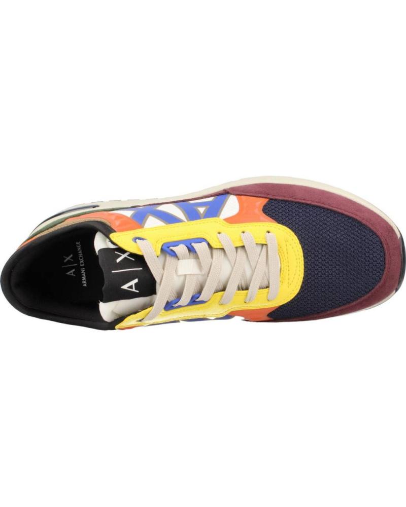 Exchange Xux090 Armani Exchange Blue Shoes Sports-Shoes-De-Hombre