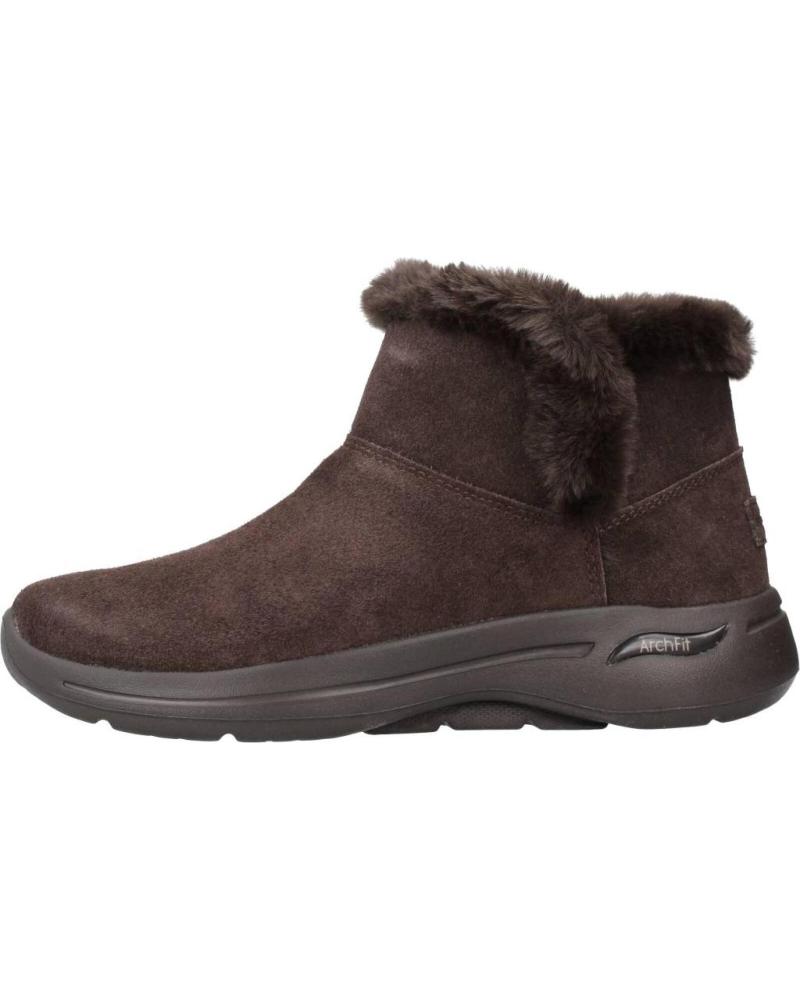 SKECHERS GO WALK ARCH FIT CHERISH 144400 DARK BROWN CHOC