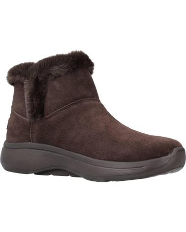 SKECHERS GO WALK ARCH FIT CHERISH 144400 DARK BROWN CHOC