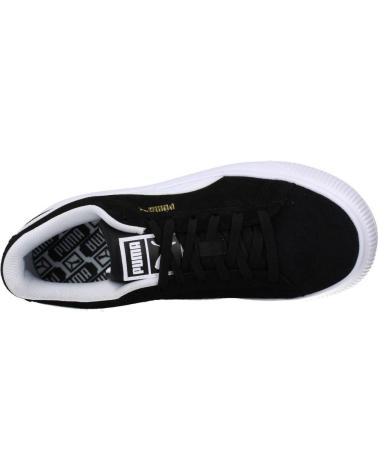 Deportivas PUMA  de Mujer y Niña ZAPATILLAS SUEDE MAYU BLACK--WHITE MUJER  NEGRO