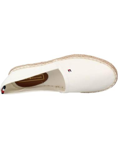 Deportivas TOMMY HILFIGER  de Mujer ALPARGATAS MUJER MODELO FLAT ESPADRI COLOR BLANCO  YBIIVORY