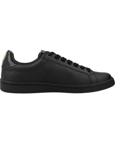 Man Zapatillas deporte FRED PERRY ZAPATILLAS HOMBRE MODELO B721 LEATHER COLOR NEGRO 102BLCK