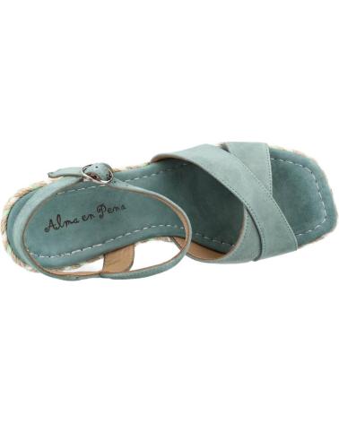 Sandalen ALMA EN PENA  für Damen SANDALIAS MUJER MODELO V22183 COLOR VERDE  JADE