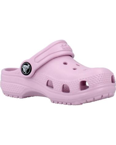 Zuecos de Niña y Niño CROCS CHANCLAS NINA MODELO CLASSIC CLOG T COLOR ROSA BLRNAPINK
