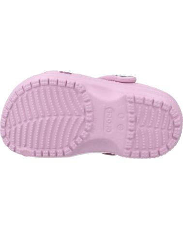 Zuecos de Niña y Niño CROCS CHANCLAS NINA MODELO CLASSIC CLOG T COLOR ROSA BLRNAPINK
