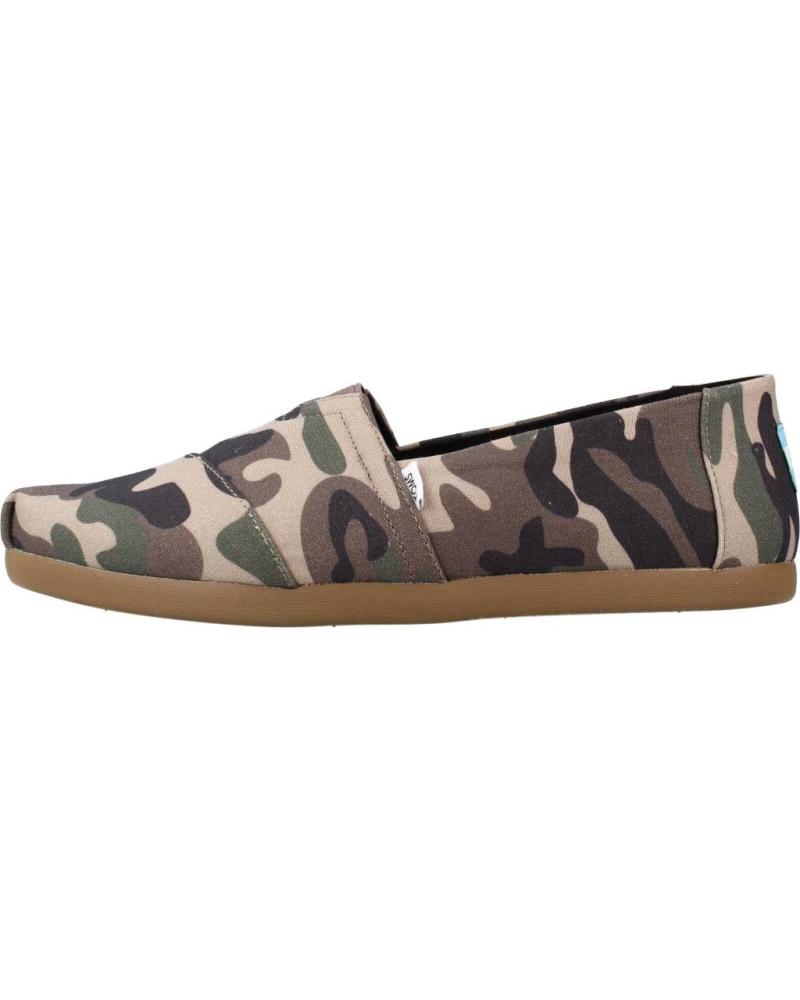 Man shoes TOMS ALPARGATAS HOMBRE MODELO 10016931 COLOR VERDE  CAMO