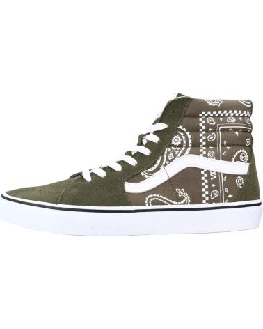 Woman and girl and boy Trainers VANS OFF THE WALL ZAPATILLAS HOMBRE VANS MODELO UA SK8-HI COLOR VERDE  GRPLFWHT