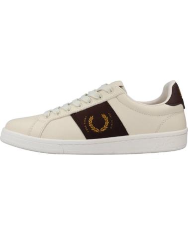 Scarpe sport FRED PERRY  per Uomo INFORMALES HOMBRE MODELO LEATHER-BRANDED COLOR BEIS  560ECRU
