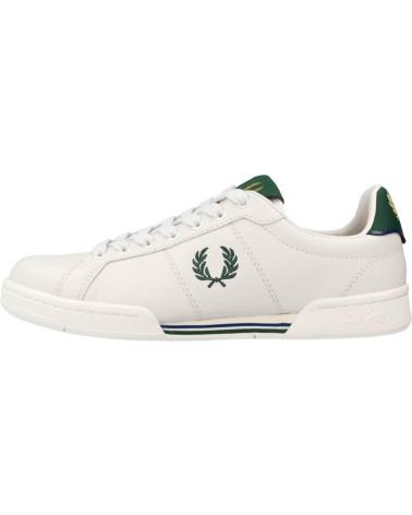 Sportivo FRED PERRY  per Donna e Uomo e Bambino ZAPATILLAS HOMBRE MODELO LEATHER COLOR BLANCO 172PRCLN 