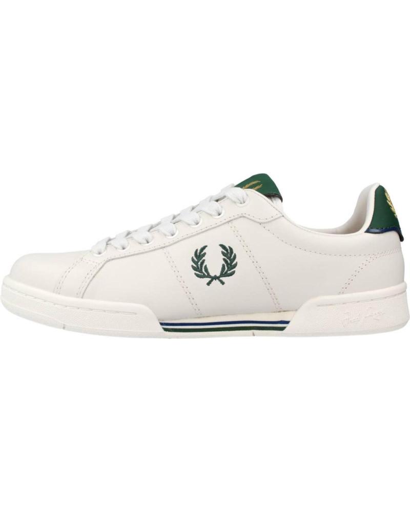 Sportif FRED PERRY  pour Femme et Homme et Garçon ZAPATILLAS HOMBRE MODELO LEATHER COLOR BLANCO 172PRCLN 