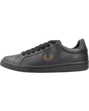 Woman and Man and boy Trainers FRED PERRY ZAPATILLAS HOMBRE MODELO LEATHER COLOR NEGRO  220BLACK