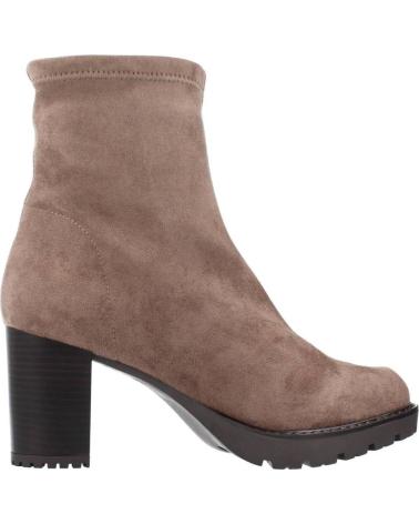 Botines MISS ELASTIC  de Mujer BOTINES MUJER MODELO 77673 COLOR MARRON  TOPO
