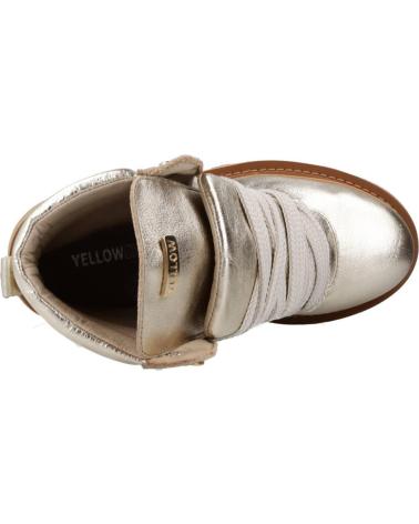 Bottines YELLOW  pour Femme BOTINES MUJER MODELO JOHN COLOR ORO  CHAMPAN
