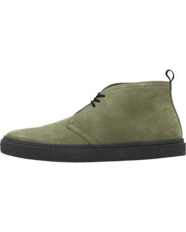 Man Mid boots FRED PERRY BOTINES HOMBRE MODELO HAWLEY SUEDE COLOR VERDE  736WREN