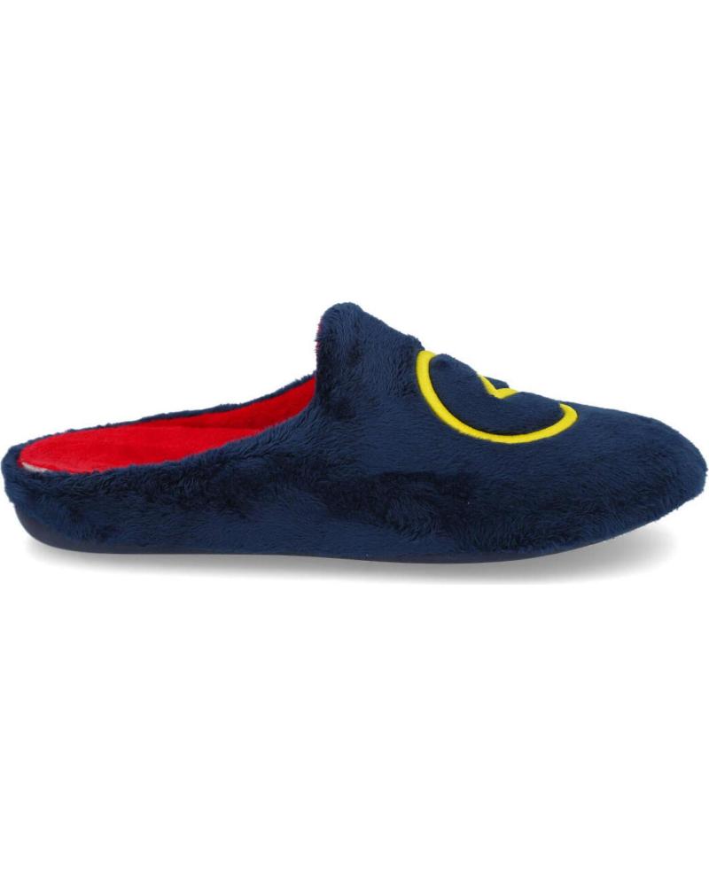 Zapatillas De Casa Garzon 8304.275 - Hombre, Color Marino, Forro Cálido, Diseño Arcade