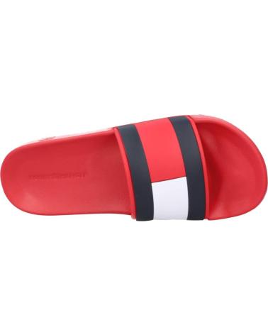 Infradito TOMMY HILFIGER  per Uomo CHANCLAS HOMBRE MODELO RUBBER TH FLAG POOL SLID COLOR ROJO X  XLG