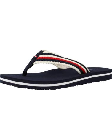 Chinelos TOMMY HILFIGER  de Mulher CHANCLAS MUJER MODELO ESSENTIAL COLOR AZUL  DW6