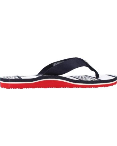 Chanclas de Mujer TOMMY HILFIGER CHANCLAS MUJER MODELO MONOGRAM COLOR AZUL 0GY