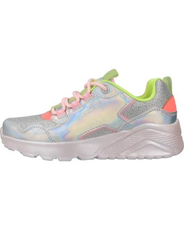 Esportes  SKECHERS  de Menina ZAPATILLAS NINA MODELO UNO LITE COLOR PLATA  SMLT