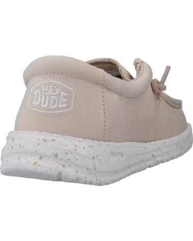 boy shoes HEY DUDE ZAPATILLAS NINO MODELO WALLY YOUTH SLUB CANVAS COLOR NUDE NA NATURAL