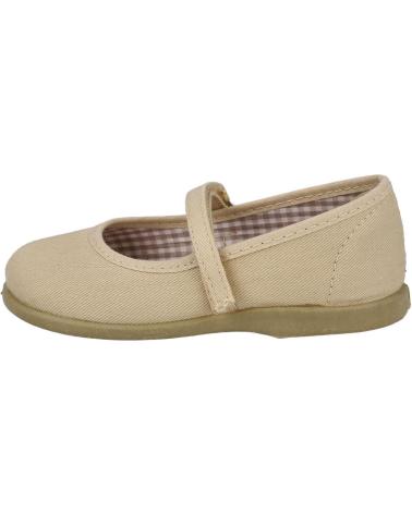 Zapatos de Niña BUBBLE BOBBLE 950 MERCEDITAS LONA NIÑA BEIG